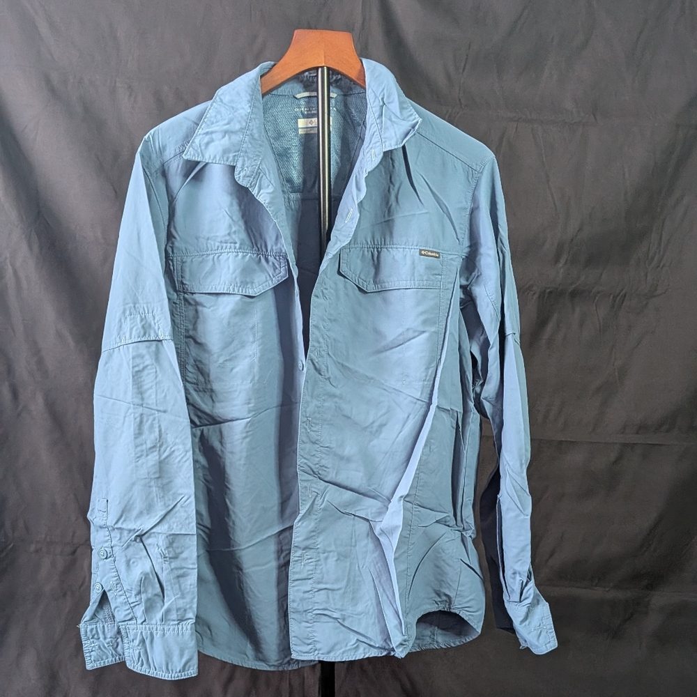 Columbia Men's Sky Blue Shirt Jacket